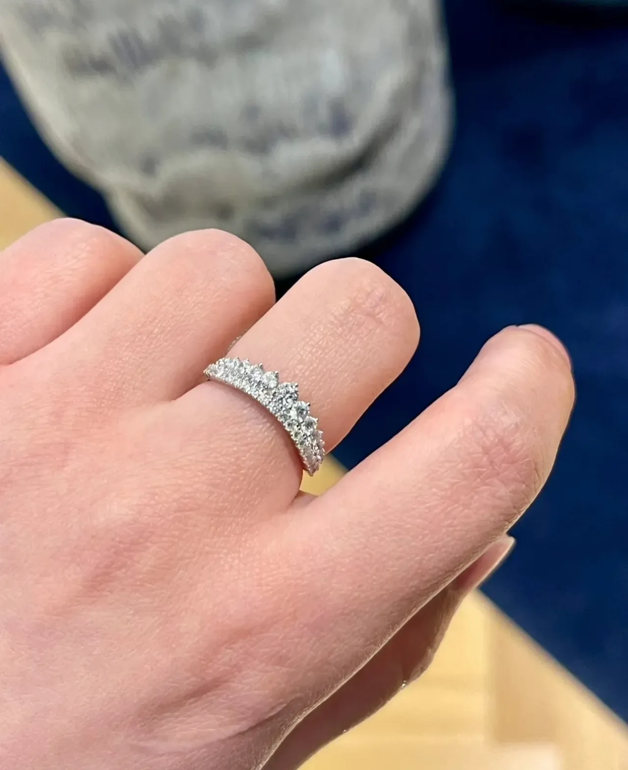 Tiffany & Co. Pavé-Set Multi-Row Diamond Ring 4