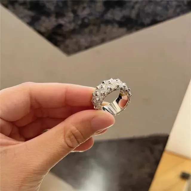 Tiffany & Co. Pavé-Set Wide Band Ring 4