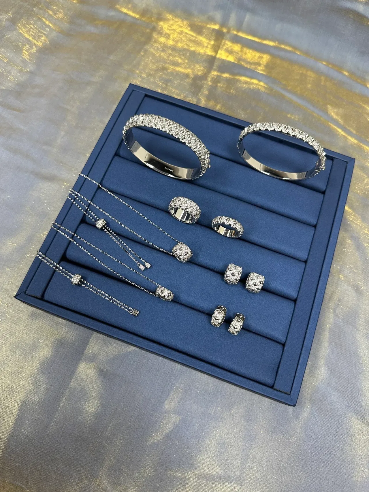 Tiffany & Co. Pavé-Set Wide Band Ring 5