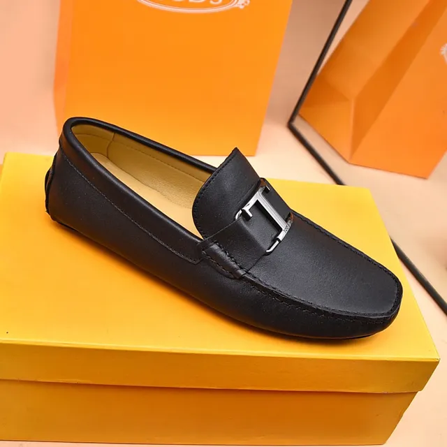 Tod's Double T Loafer Noir en Cuir Slip-On 6