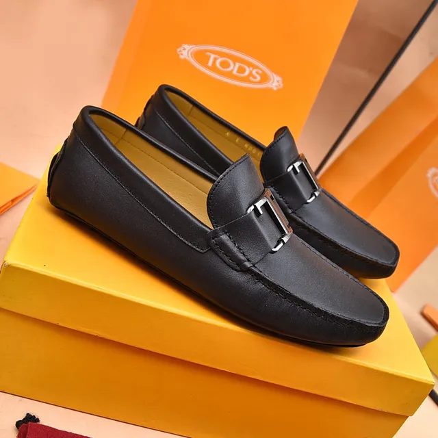 Tod's Double T Loafer Noir en Cuir Slip-On 8