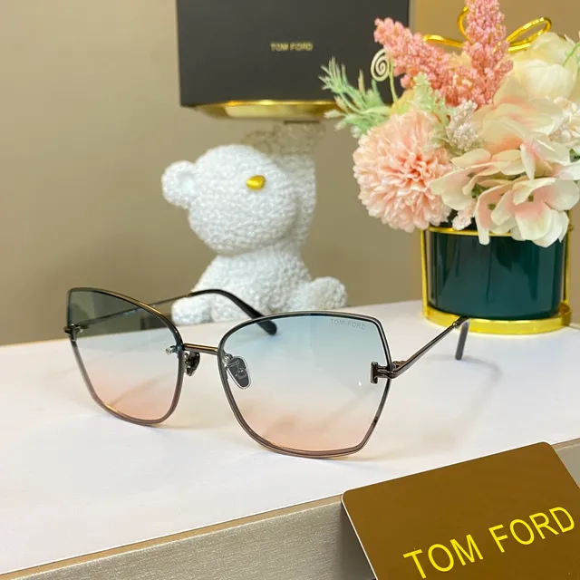 Tom Ford Angular Shield Gradient Sunglasses 8