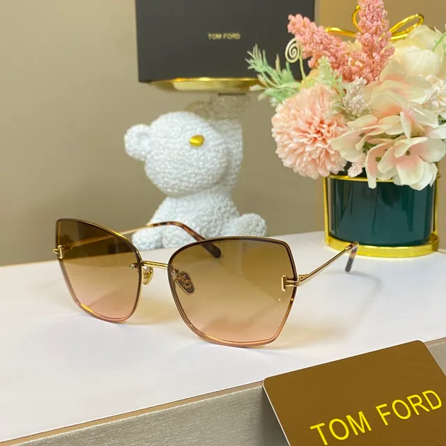 Tom Ford Angular Shield Gradient Sunglasses 9