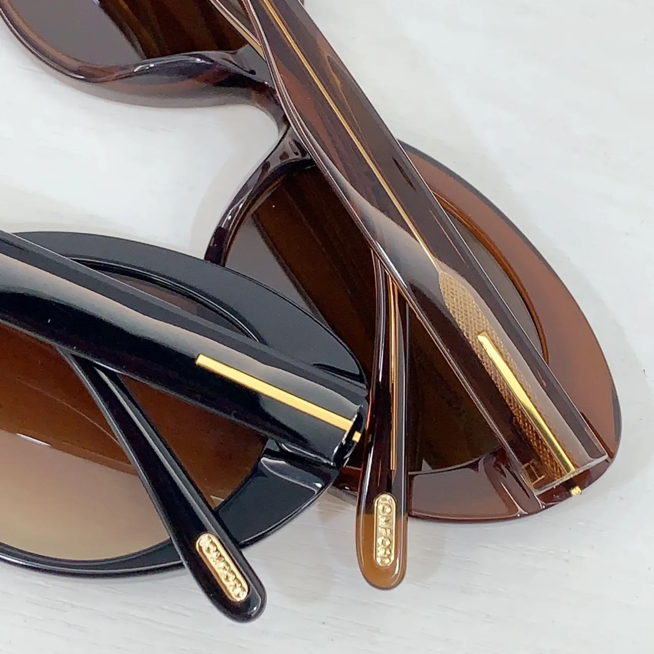 Tom Ford TF-1171 Black Oval Sunglasses 2