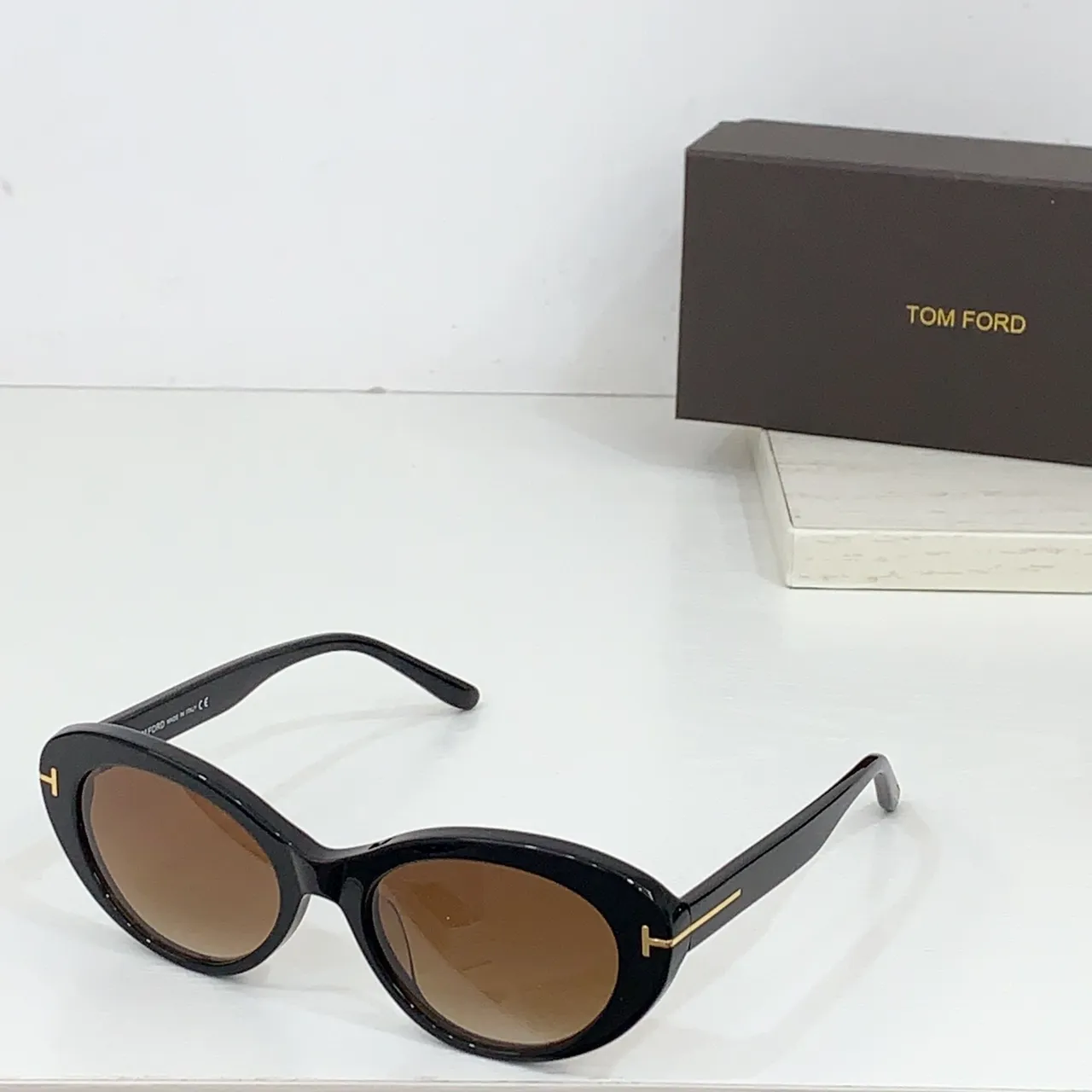 Tom Ford TF-1171 Black Oval Sunglasses 3