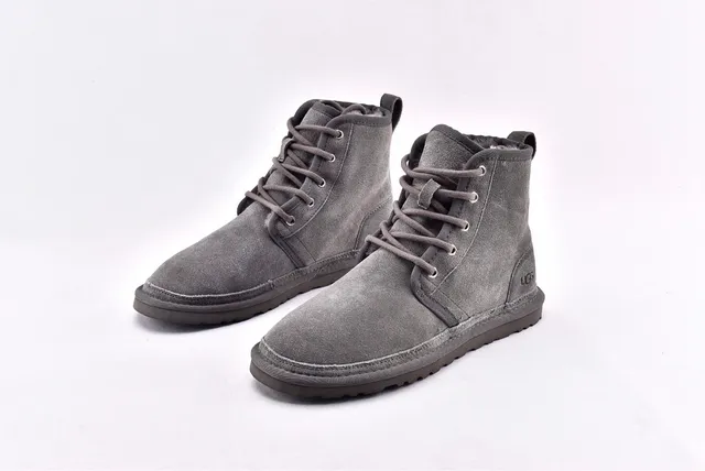 UGG Harkley Gray Suede Lace-Up Ankle Boots 2