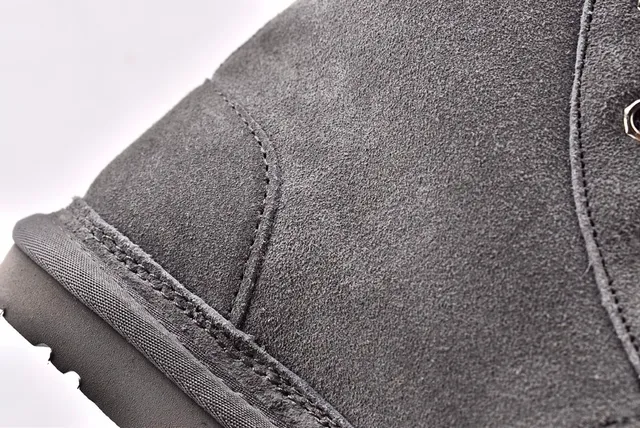 UGG Harkley Gray Suede Lace-Up Ankle Boots 6