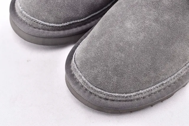 UGG Harkley Gray Suede Lace-Up Ankle Boots 10