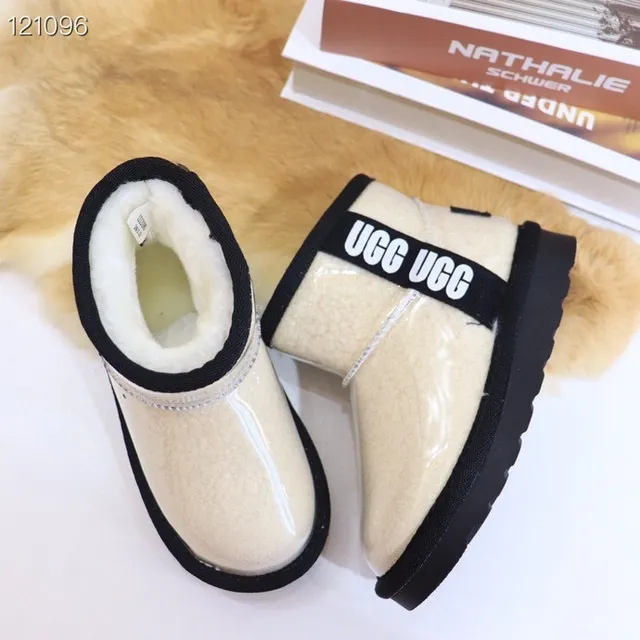 UGG Multicolor Translucent Jelly Upper Shearling-Lined Cuff Snow Boots 21