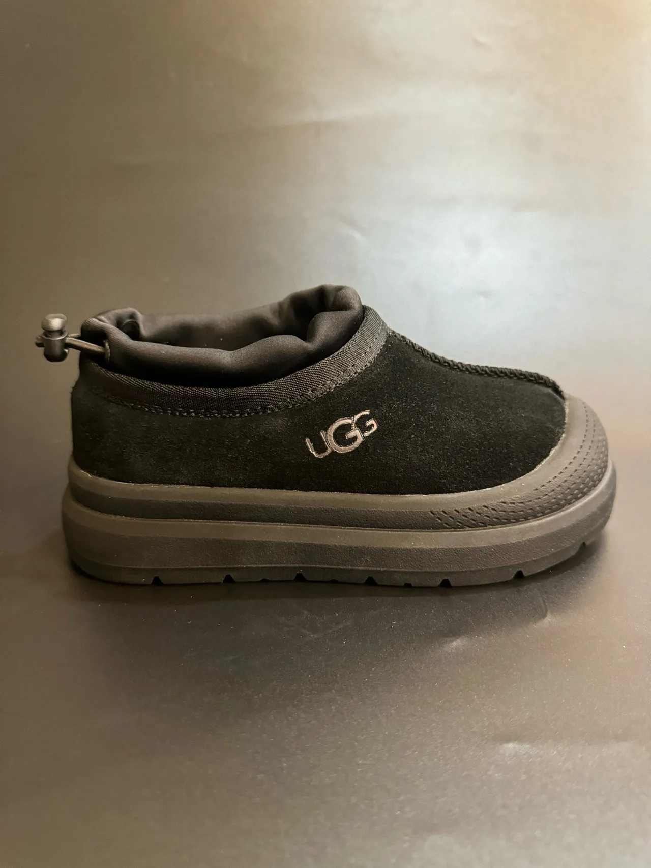 UGG Tasman Bege Branco Slip-On Plataforma Sola Sapatos Casuais 4