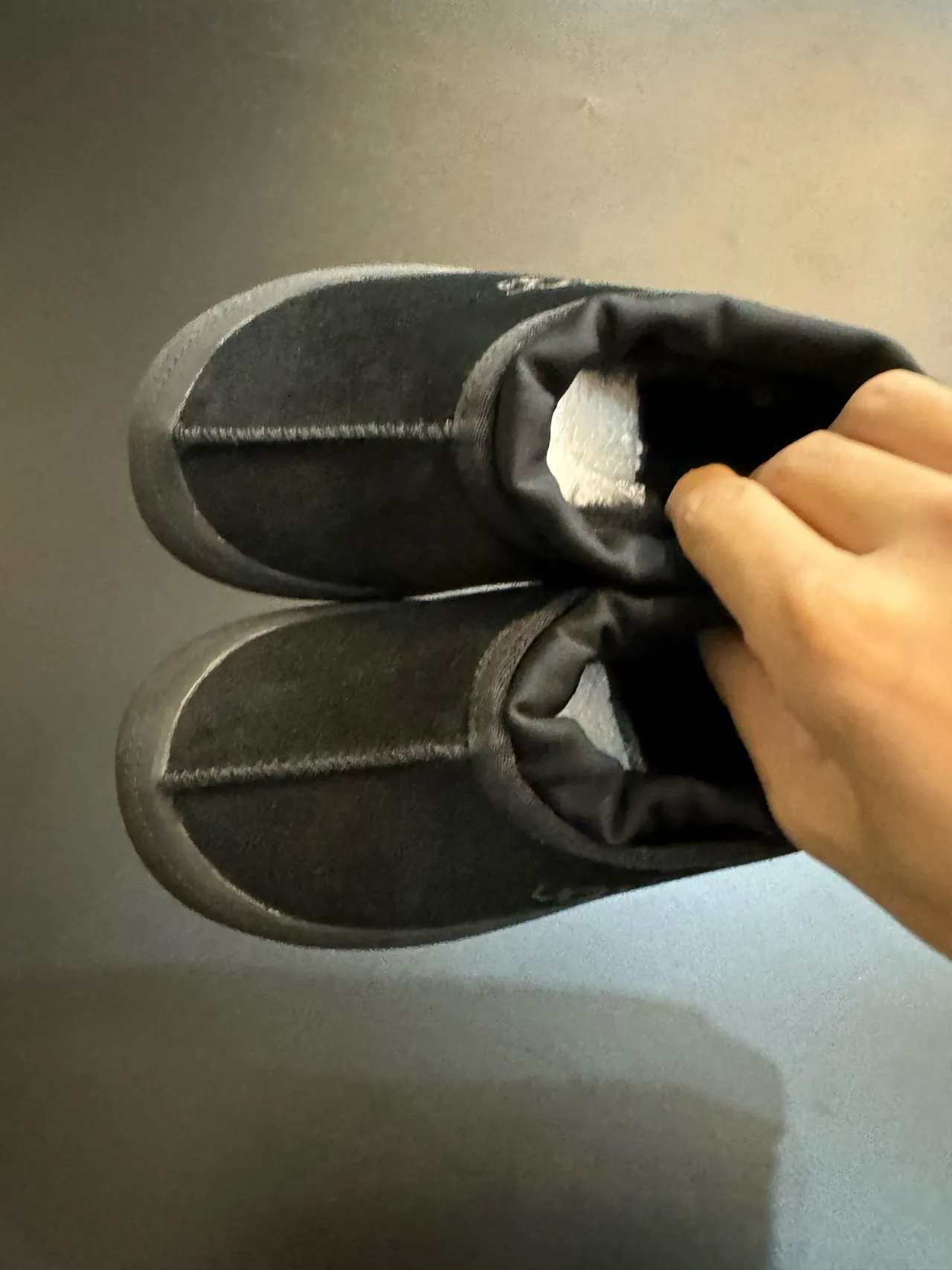 UGG Tasman Bege Branco Slip-On Plataforma Sola Sapatos Casuais 16
