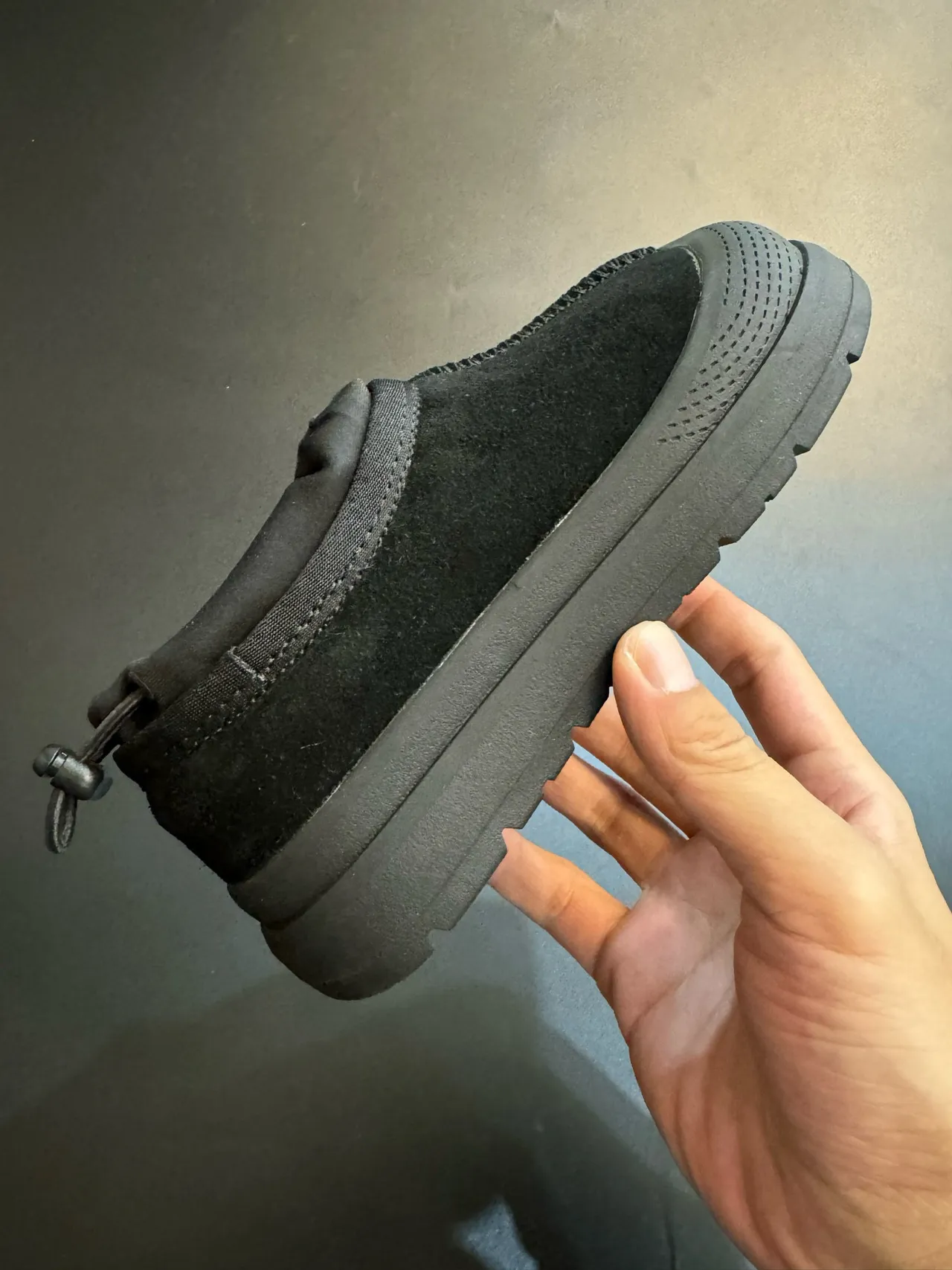 UGG Tasman Bege Branco Slip-On Plataforma Sola Sapatos Casuais 21
