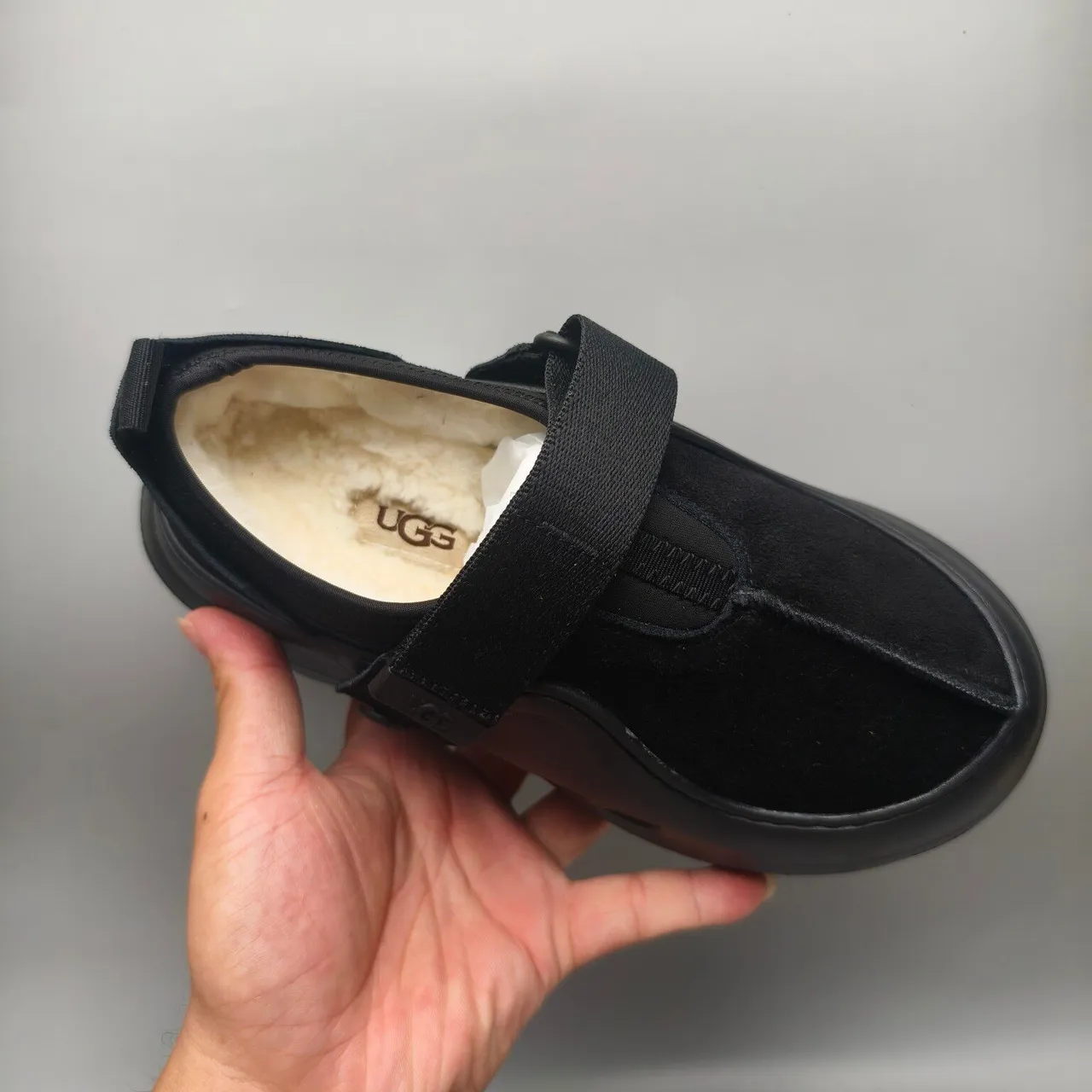 UGG Tasman Preto sola plataforma grossa camurça superior sapatos casuais 3