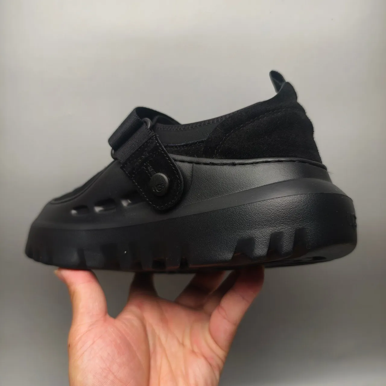 UGG Tasman Preto sola plataforma grossa camurça superior sapatos casuais 4