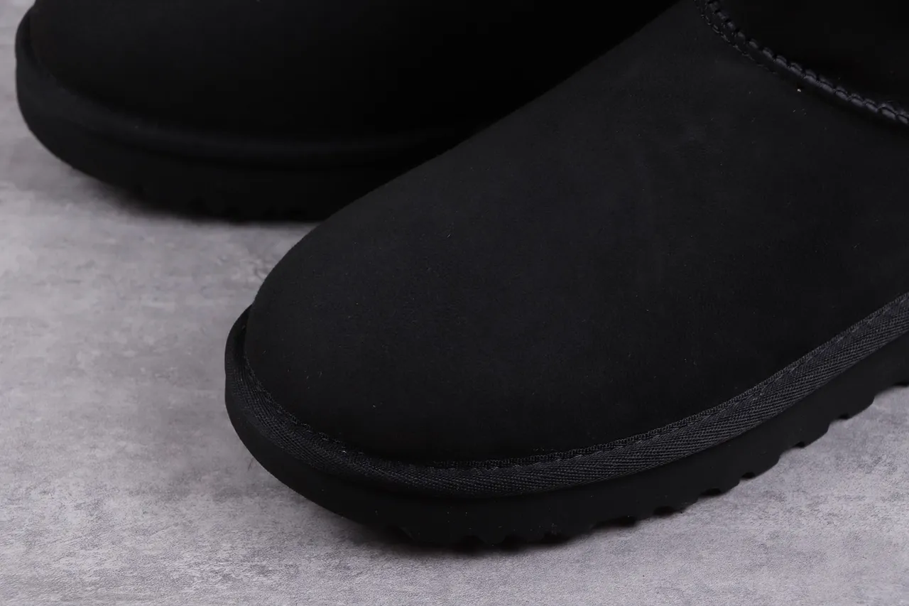 UGG Tasman Black Shearling-Lined Snow Boots 4