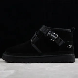 UGG Tasman Black Suede Ankle Boots