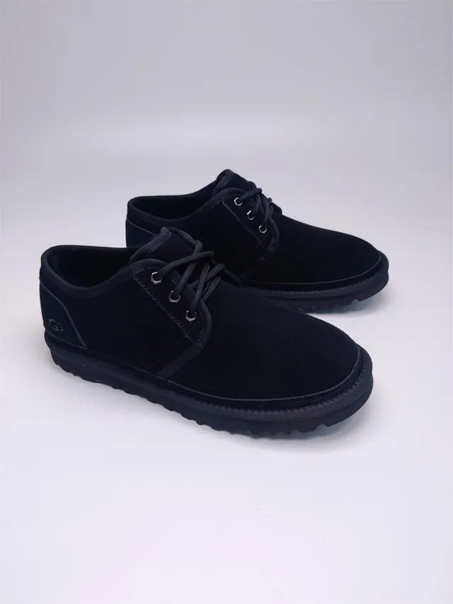 UGG Tasman Black Suede Lace-Up Snow Boots 3