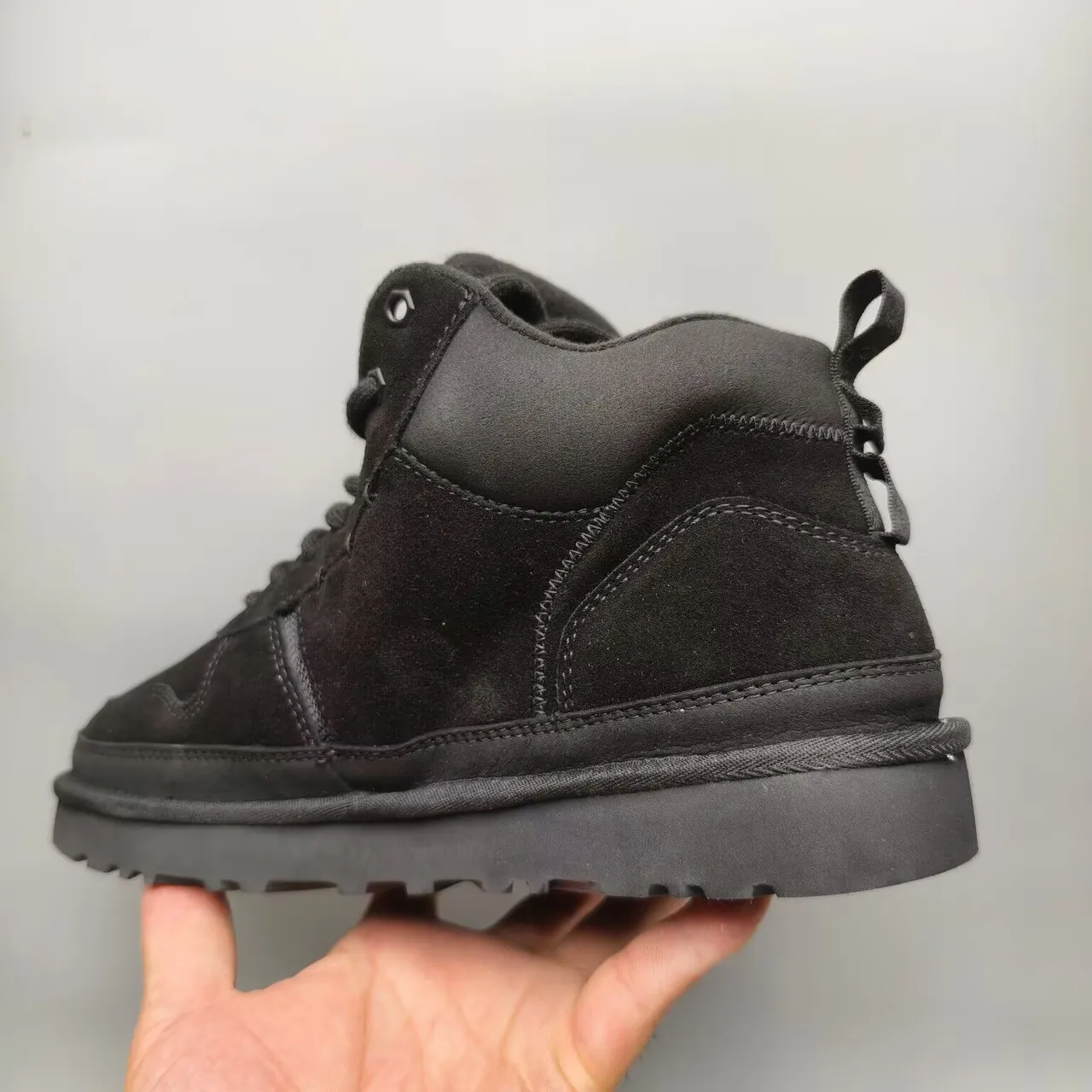 UGG Tasman Black Suede Upper Mid-Top Ankle Boots 5