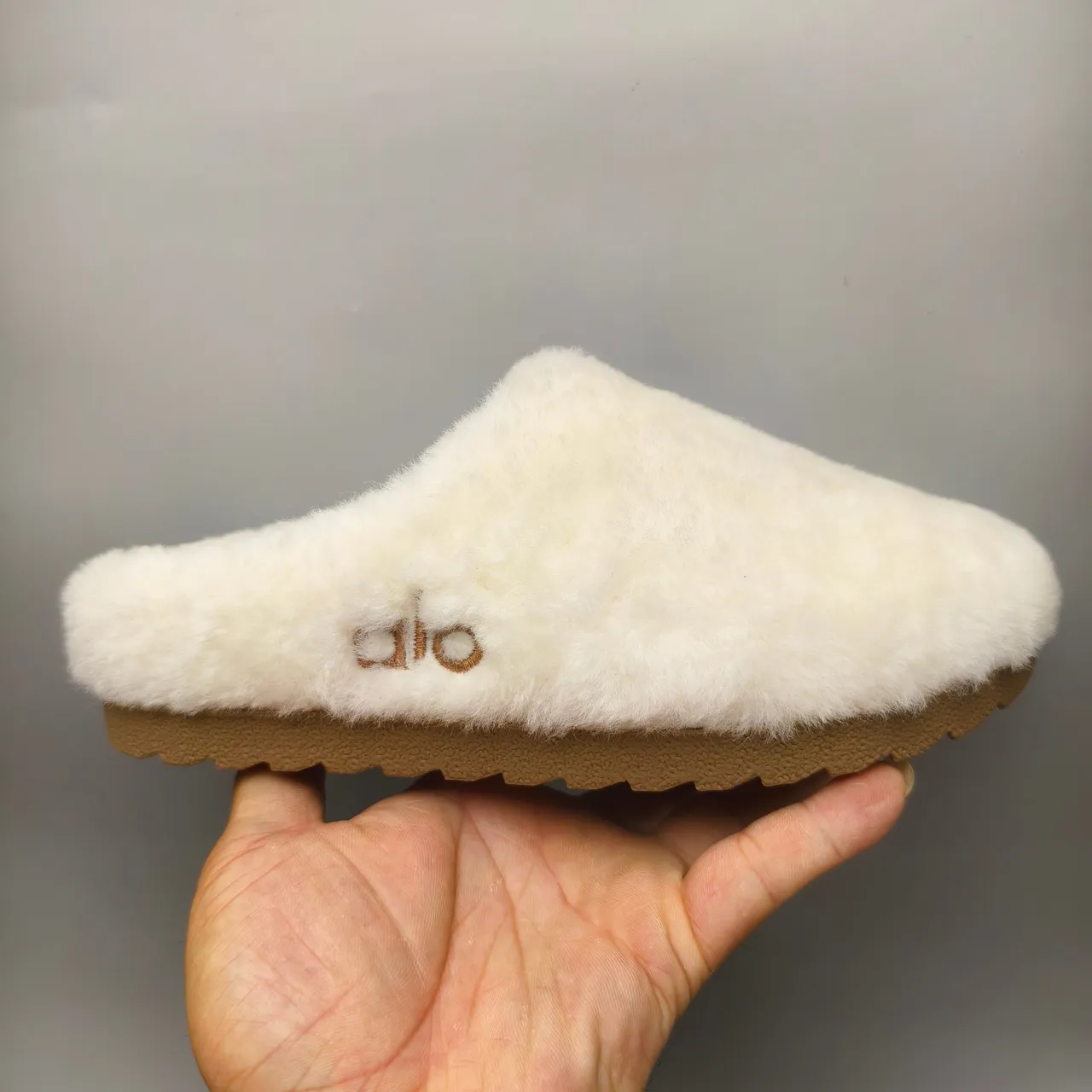UGG Tasman Cream Shearling Slipper 2