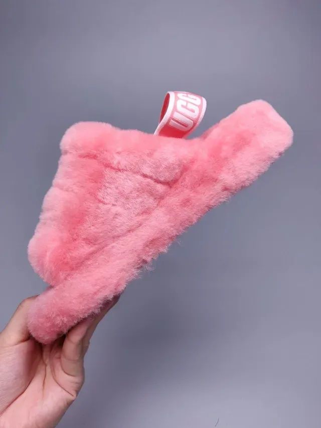 UGG Tasman Pink Plush Shearling Slippers 2