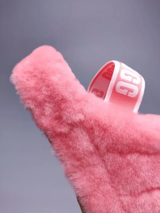 UGG Tasman Pink Plush Shearling Slippers 3