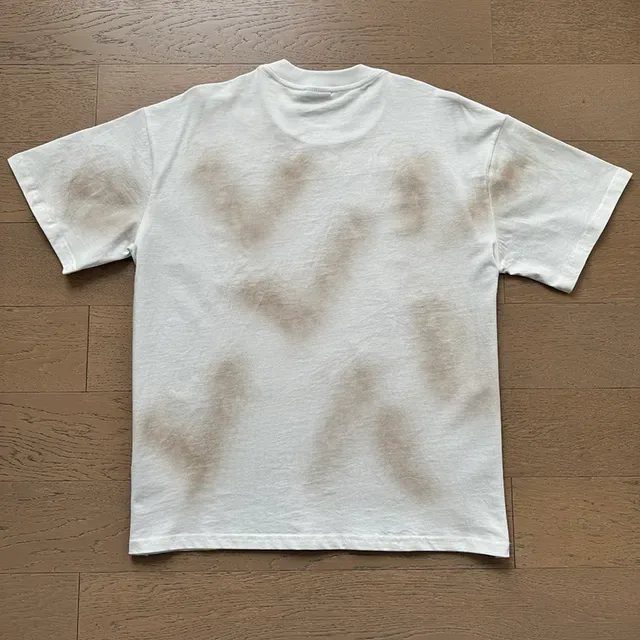 Vale Forever Graphic Print Spray-Paint Style T-Shirt 12