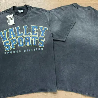 Vale Forever Valley Sports 酸洗做旧印花T恤