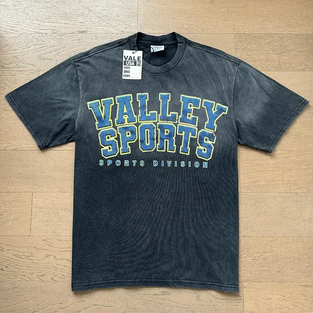 Vale Forever Valley Sports T-shirt graphique délavé à l'acide effet usé 2