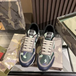 Valentino Garavani Camouflage Print Lifestyle Sneakers