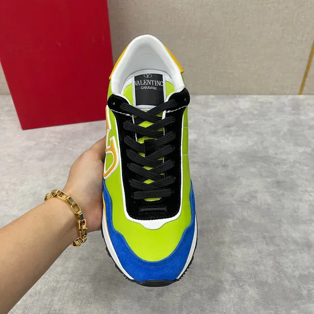 Valentino Multicolor Multi-Color Block VLTN Logo Chunky Sneakers 4