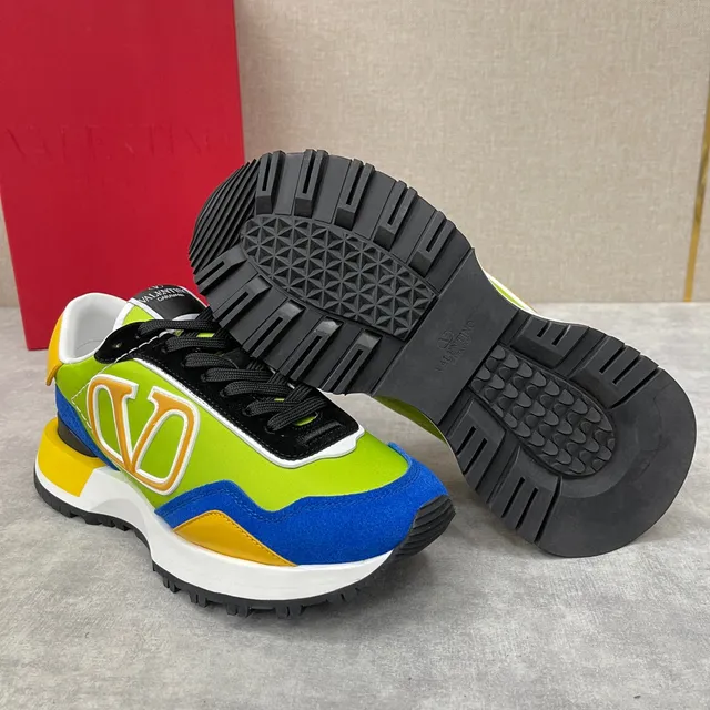 Valentino Multicolor Multi-Color Block VLTN Logo Chunky Sneakers 5
