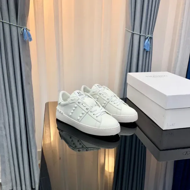 Sneakers Lifestyle Valentino Rockstud Studded Tout Blanc 4