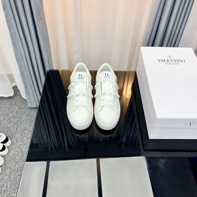 Sneakers Lifestyle Valentino Rockstud Studded Tout Blanc 6
