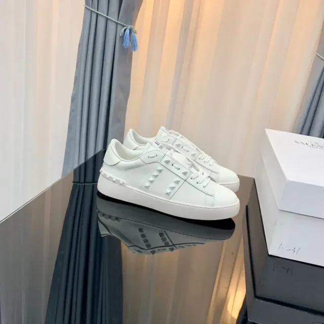 Sneakers Lifestyle Valentino Rockstud Studded Tout Blanc 8