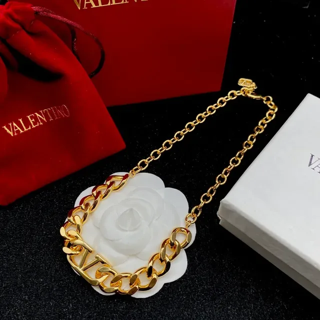 Valentino VLTN Collier Chaîne Curb Épaissie 5