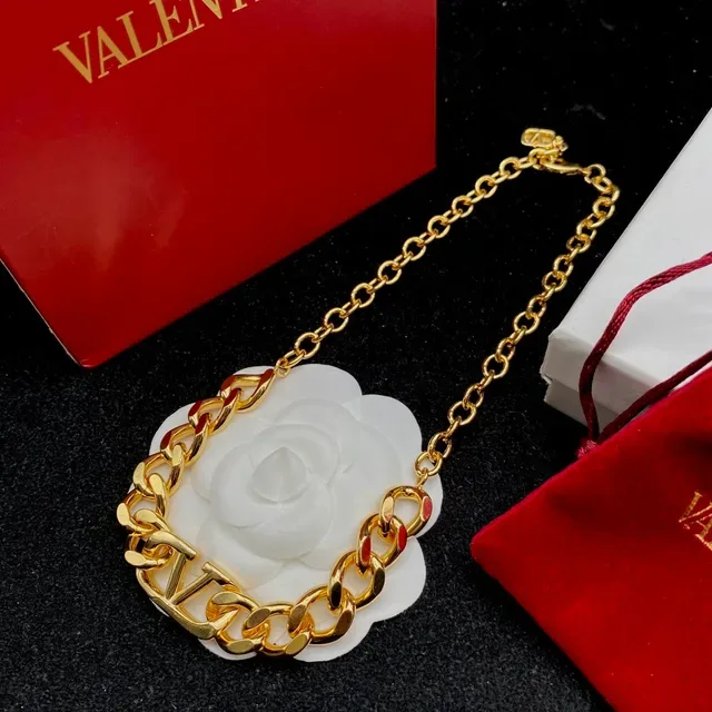 Valentino VLTN Collier Chaîne Curb Épaissie 6
