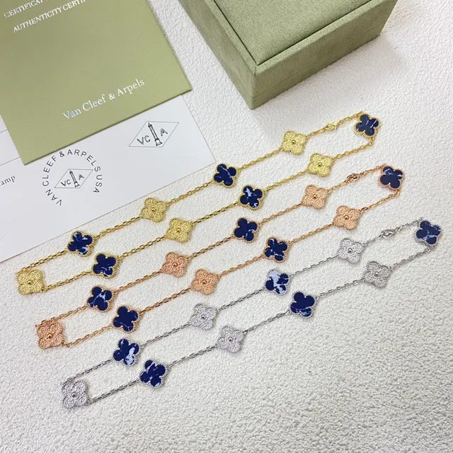 Van Cleef & Arpels Alhambra Bracelets en or à émail violet 5
