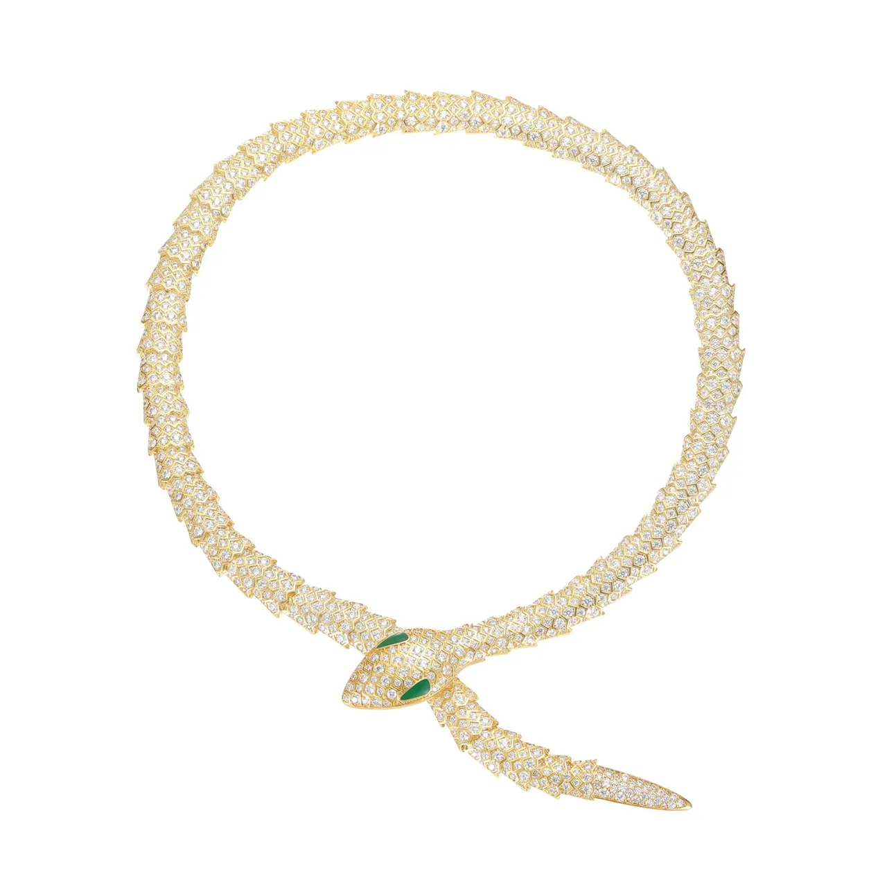 Van Cleef & Arpels Serpent Bohème Pavé Diamant Or Rose Collier Serpent 5