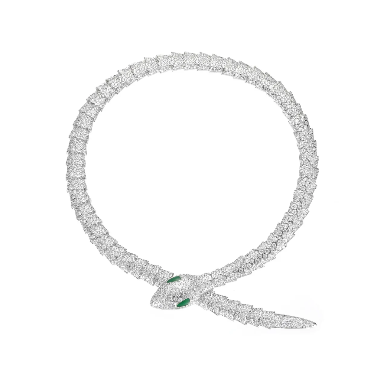 Van Cleef & Arpels Serpent Bohème Pavé Diamant Or Rose Collier Serpent 6