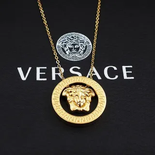 Versace Greca Odissea cabeza de Medusa collar en tono dorado