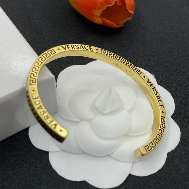 Versace Odissea Gravado Greca Chave Pulseira de Punho 2