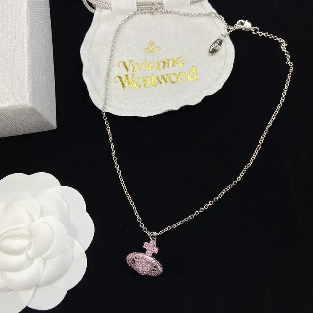 Vivienne Westwood Classic Orb Collier avec Cristaux Pavé 5