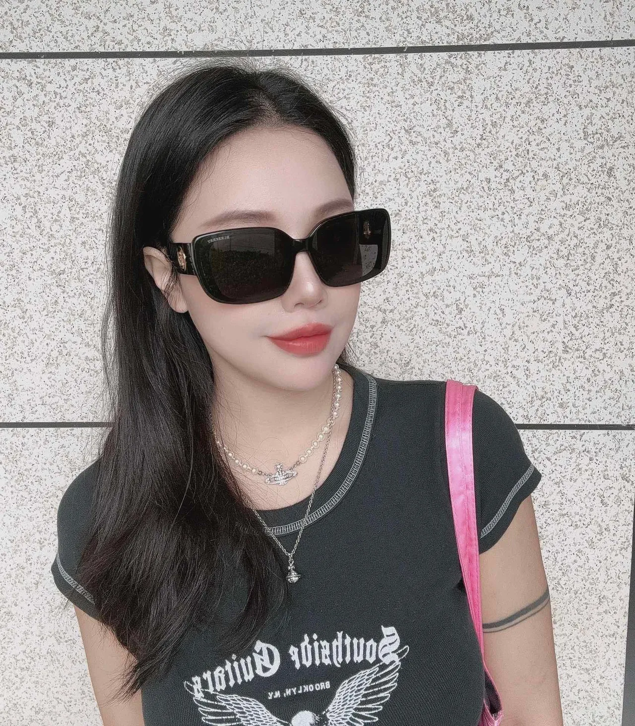 Vivienne Westwood T-shirt Graphique Crâne Ailé Noir 9