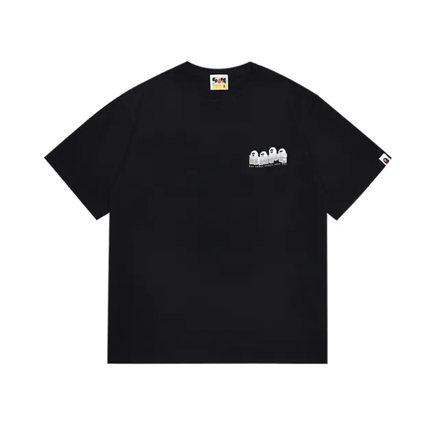 A Bathing Ape APE Shall Never Kill APE Graphic Print Black T-Shirt 6