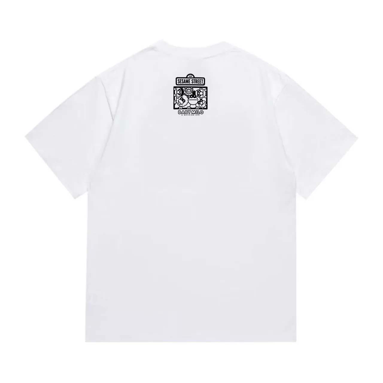 A Bathing Ape Baby Milo Sesame Street Collaboration Black T-Shirt 2