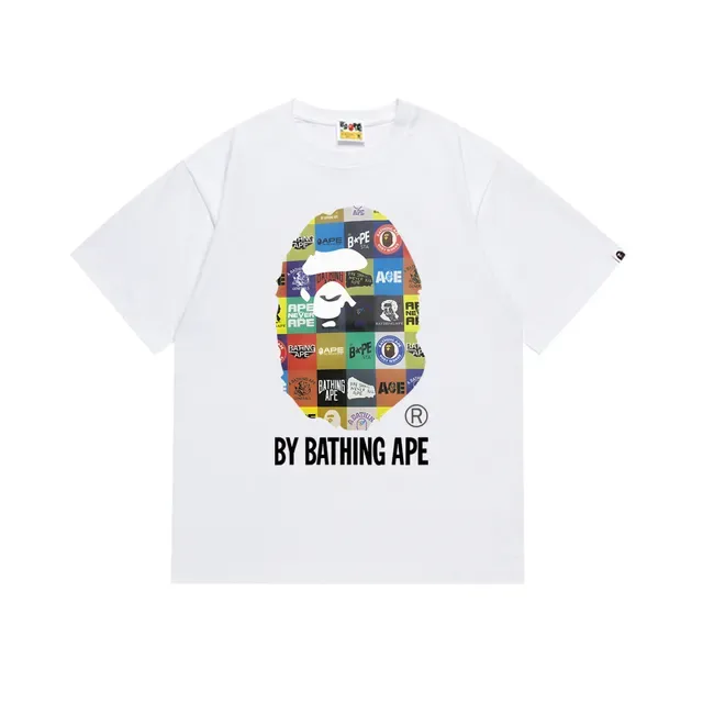 A Bathing Ape Multi Logo Ape Head Graphic Black T-Shirt 5