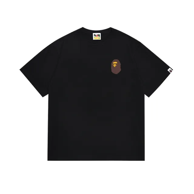 A Bathing Ape Multi-Logo Graphic Black T-Shirt 6
