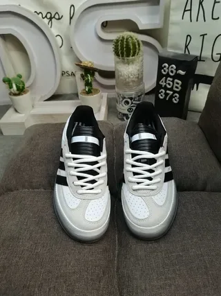 Adidas Benito White Black Translucent Sole Lifestyle Sneakers 10