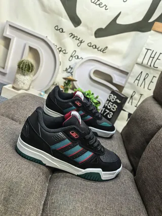 Adidas Black Blue Low-Top Cupsole Construction Lifestyle Sneakers 9