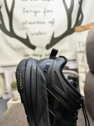 Adidas Black Gray Chunky Rugged Sole Mesh-and-Synthetic Upper Lifestyle Sneakers 3